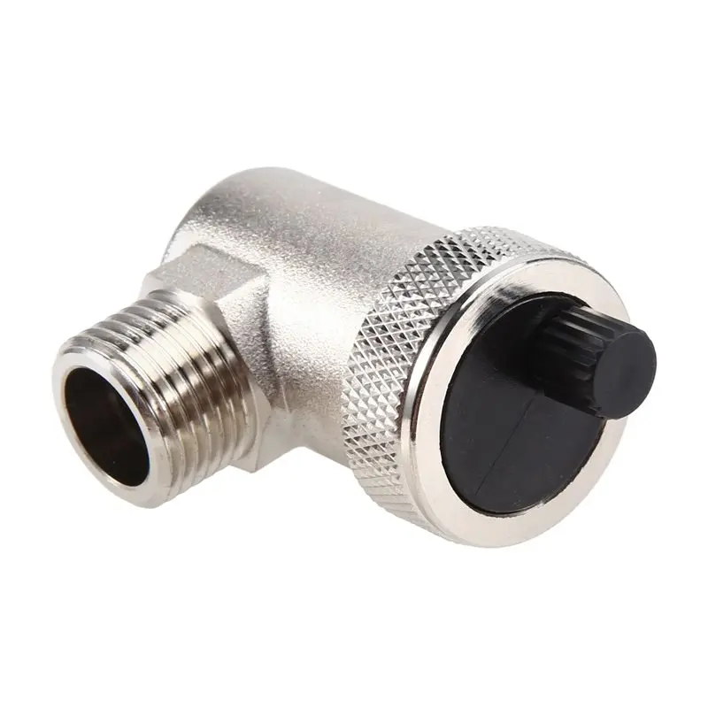 A84E-Automatic Quick Bleeder For Water Heating HVAC System External Thread Pressure Relief Valve Quick Bleeder Valve