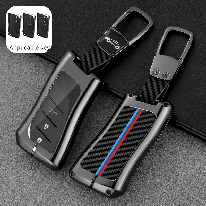 

Zinc Alloy Key Fob Case Cover For Lexus UX ES LS LC ES350 ES200 ES300h NX RX LX Key Shell Keychain