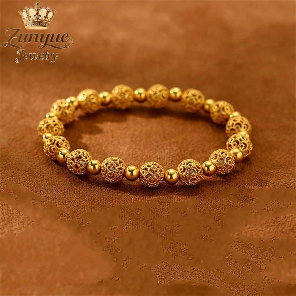 الرمال الذهب خيوط حساسة جوفاء التدريجي سوار فاخر جودة مجوهرات الأزياء والمجوهرات رائعة سحر أنيقة شعبية هدية