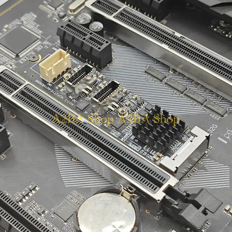 A2BA PCIe Expansion Card For USB 3 Version 2 With Two Outlets Type E 10Gbps Transfer Speed And Plastic Enclosure