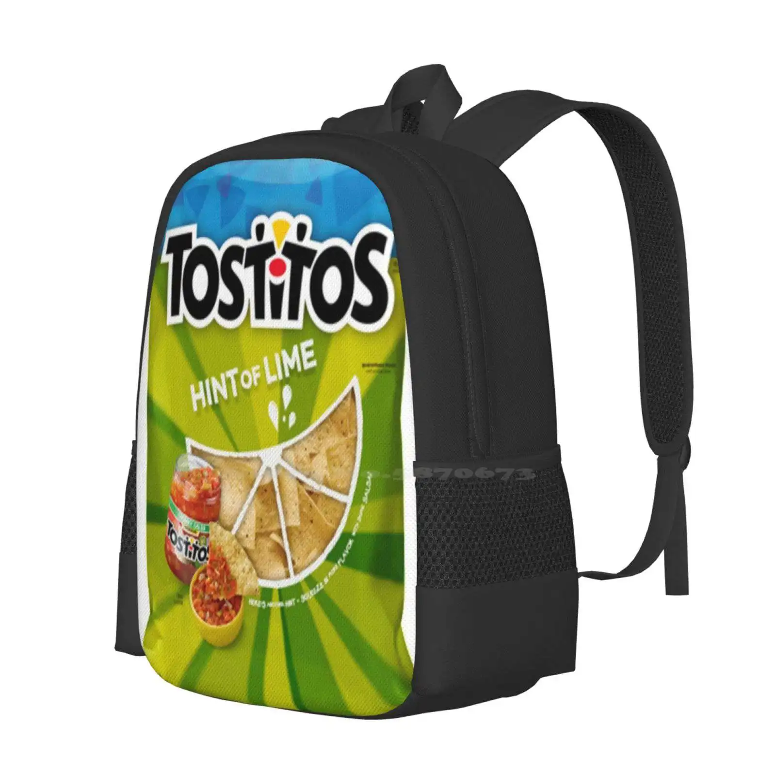 Hint Of Lime Hot Sale Backpack Fashion Bags Hint Of Lime Lemonade Sour Margharitas Snacks Potato Chips Mexican Hispanic Food