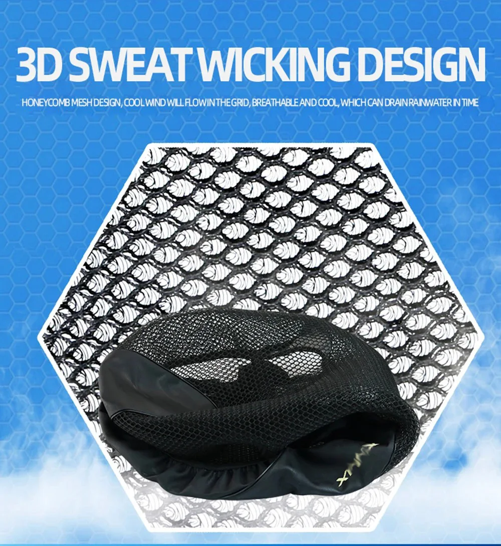 For Yamaha XMAX300 x-max250 X MAX125 400 seat net cover motorcycle modified seat sunscreen cover for all seasons2017-2024 image 2