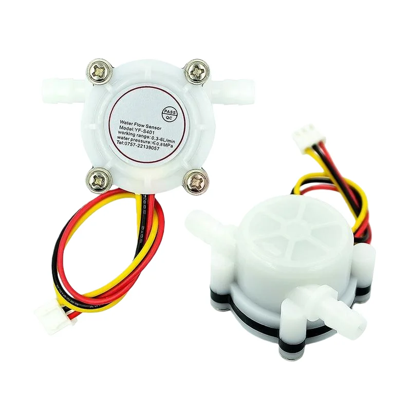Coffee machine flow meter, water flow sensor, connected to 6mm hose, water purifier Hall sensor, YF-S401