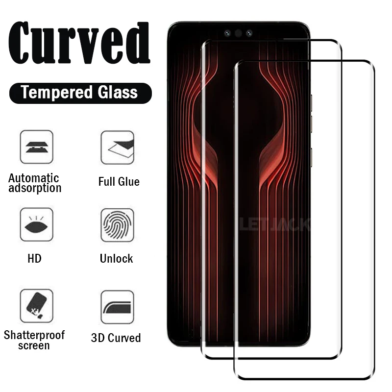 

3D изогнутое закаленное стекло с возможностью горячей изгиба для Huawei Mate 70 60 RS Ultimate 50 40 Pro + X6 X5 X3, защитная пленка для экрана с полным клеем HD