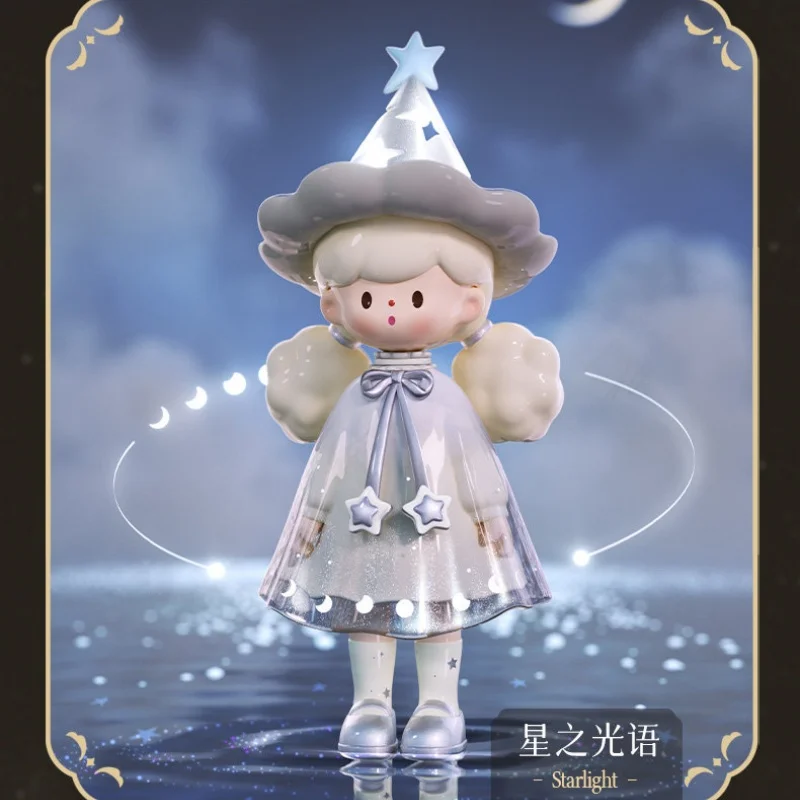 

HOT Genuine Finding Unicorn Molita Chasing Light Series Popcorn Sisters Blind Box Fashion Toy Figure Desktop Ornament Gift