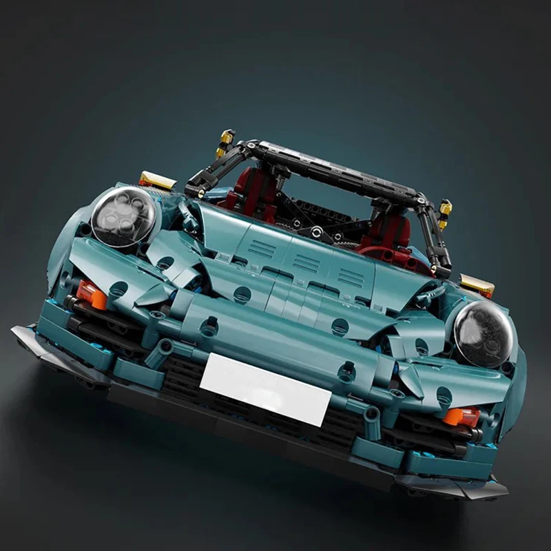 TGL T5026 MOC High-Tech Super Power Car Hypercar Building Block Racing Vehicle Brick Children Toy Christmas Gift