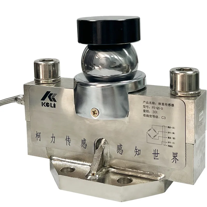 QS-D Load Cell 10-50t for Truck Scale, IP68 Waterproof Digital Weighing Sensor with Indicator 0-200t