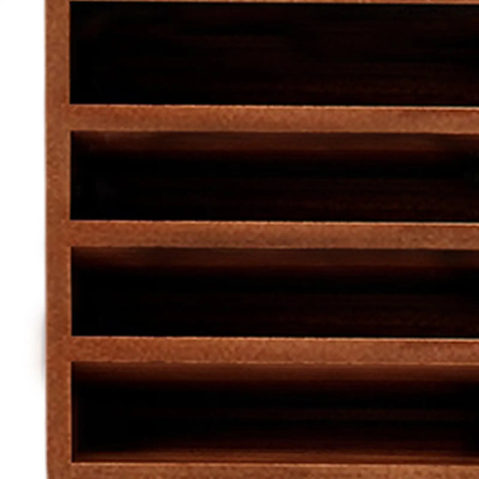 Wood Lipstick Organizer Lipstick Storage Stand for Lipgloss Office Dormitory