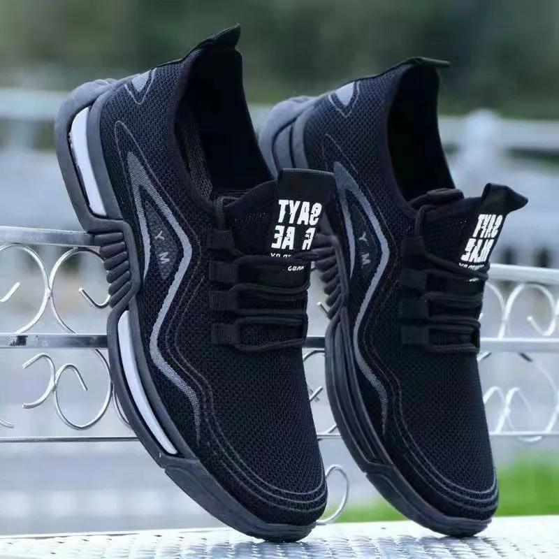 รองเท้าวิ่งแบบมินิมอลสำหรับผู้ชายรองเท้าผ้าใบลำลองกันลื่นน้ำหนักเบาระบายอากาศได้ดีใส่สบายใหม่2023ฤดูร้อน