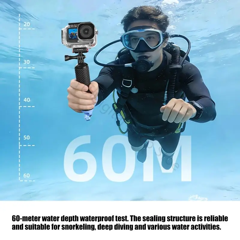96BA Wasserdichtes Gehäuse Tauchgehäuse für Action 6 Kamera 60 m Unterwassereinsatz mit Schnellverschluss und hochklarer – Detail 5