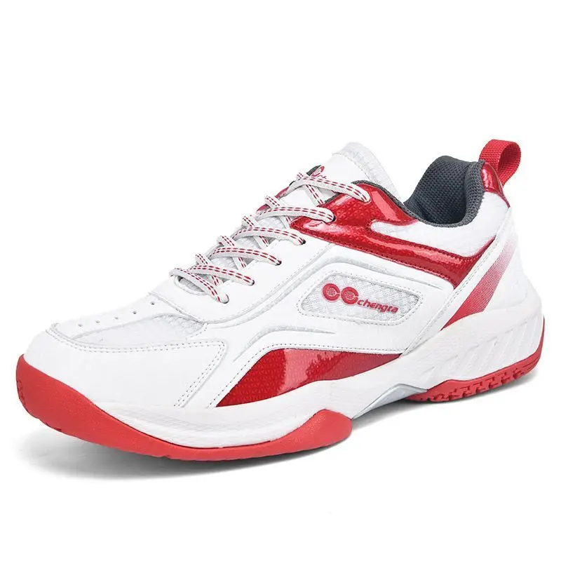 

2026 High Quality Badminton Shoes For Mens Lacing Rubber Sole Indoor Court Man Shoes Professional Table Tennis Shoes Men