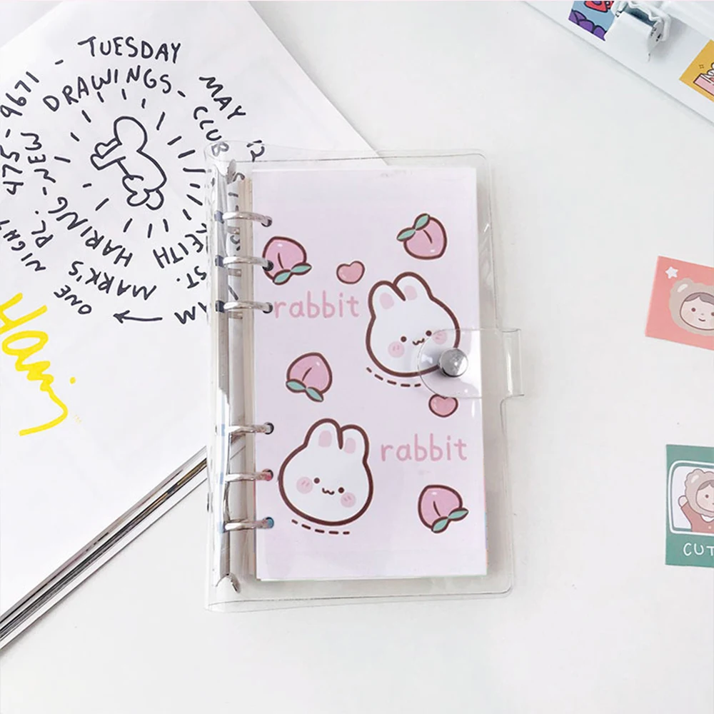 สมุดบันทึกการ์ตูน A6สมุดบันทึกค่าใช้จ่ายรายวันสมุดรายวันรายวัน/รายสัปดาห์/รายเดือนสมุดจดบันทึกประจำวันนักเรียนวางแผน