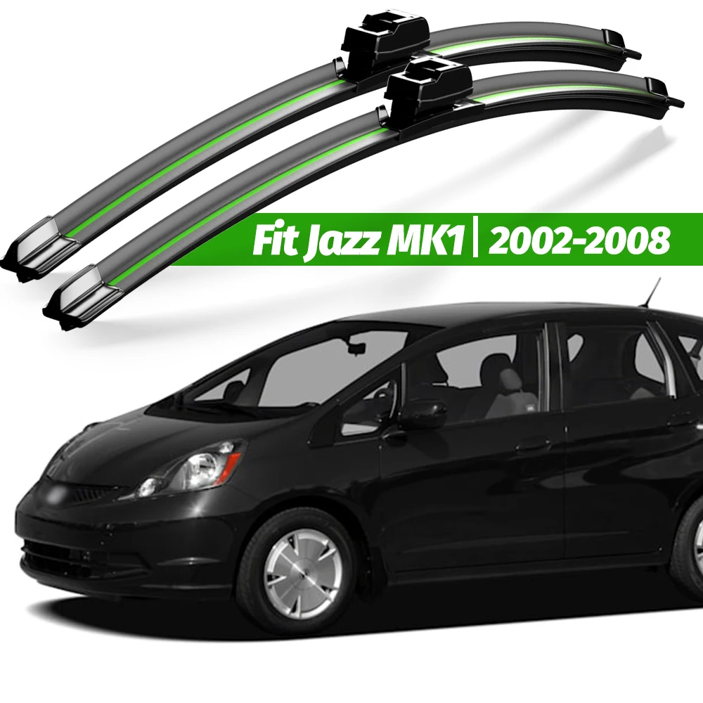 Wiper LHD Front Wiper Blades For Honda Fit Jazz 1 2002 - 2008 2006 2007 Windshield Windscreen Window Brush 20\