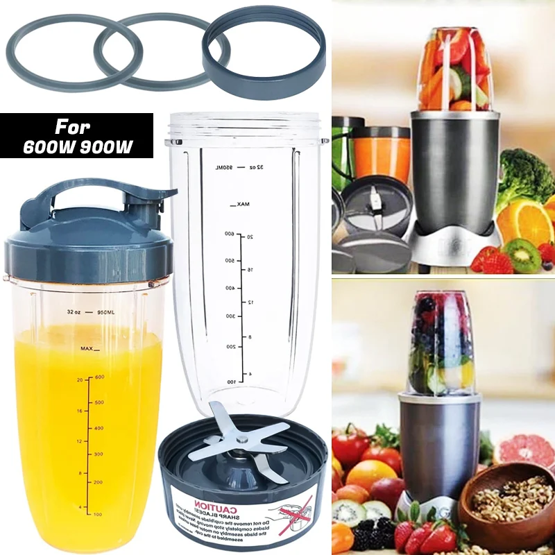 Blender Replacement Parts for Nutribullet 18oz 32oz 24oz Cups Extractor Blade Cross Blade Fit for Nutribullet 600W/900W Pro