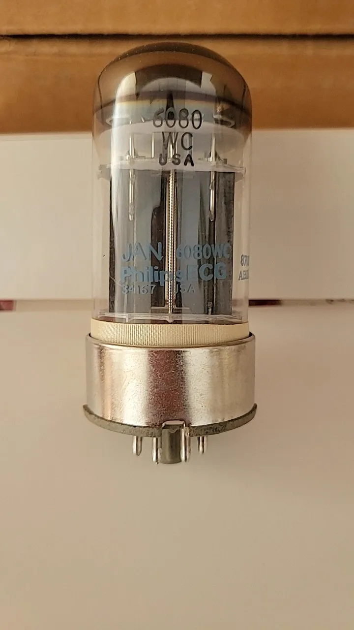 1 قطعة GHXAMP USA لـ Philips ECG JAN 6080WC قاعدة سيراميك أنبوبية مفرغة - بديل مباشر لـ 6AS7، 6N5P، 6N13P X #5