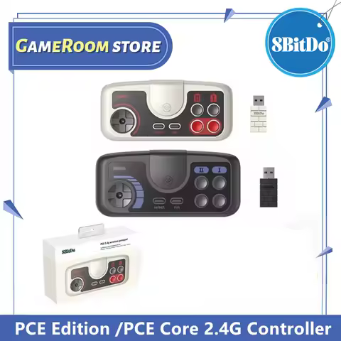 8BitDo PCE Core 2.4G Wireless Gamepad Controller for PC Engine Mini PC Engine CoreGrafx Mini TurboGrafx-16 Mini for Switch