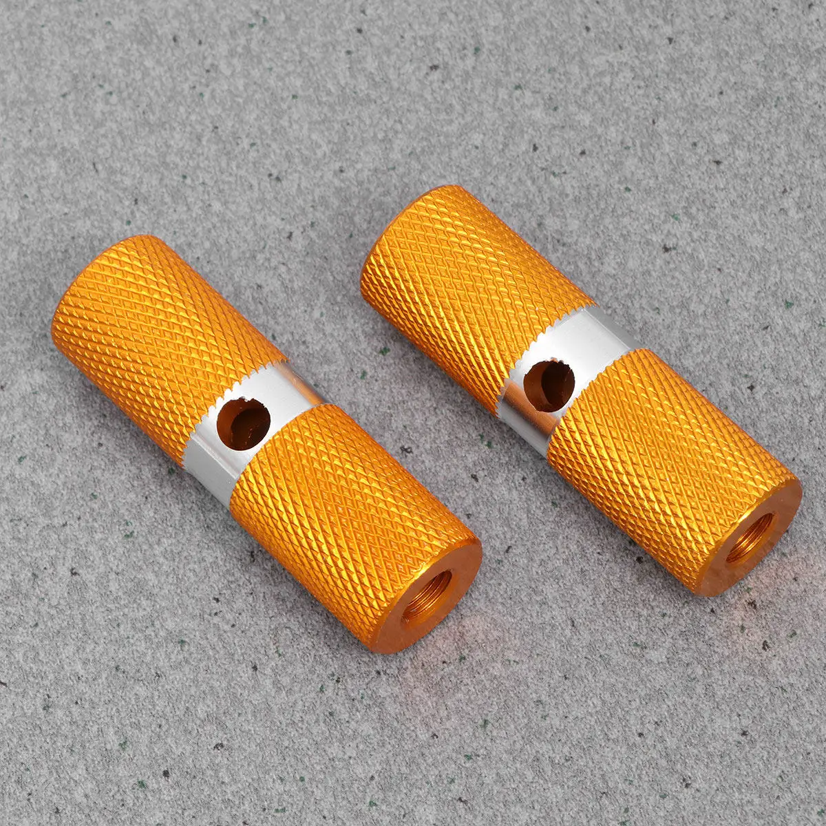 

Пара алюминиевых цилиндрических нескользящих подножек для велосипеда, крепление на переднюю/заднюю ось, для горных велосипедов