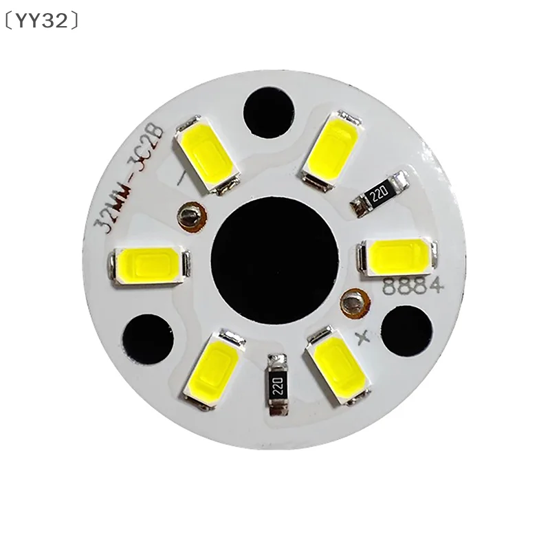 〔YY32〕2Pcs DC12V Lamp Bead LED Bulb Lamp 3W 5W 7W Brightness Light Board For Led Round Bulb Chips Bulb Led Downlight