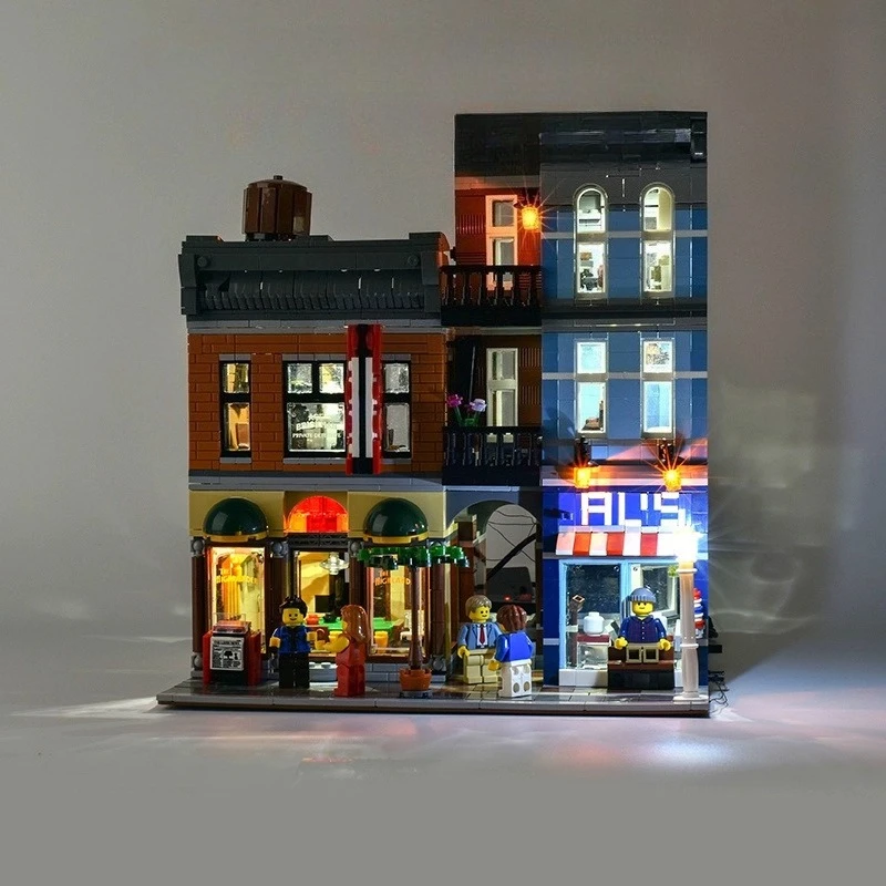 Led Light Kit for LEGO Detectives Office 10246 Creative Building with Lamp Ideas Not Include Building Block(Only Led Light Kit)