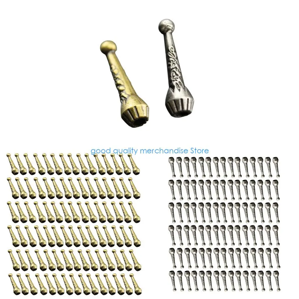 

Y5JD 100 шт., наконечник для галстука-боло, наконечники для галстука-боло, кулон, аксессуар для галстука для костюмов и наряда,