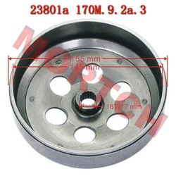 Clutch Housing for MAJESTY LINHAI Buyang Feishen Gsmoon Jinlang Xingyue Sym Citycom GTS 250 260 300 YP250 JL250 LH300 23801