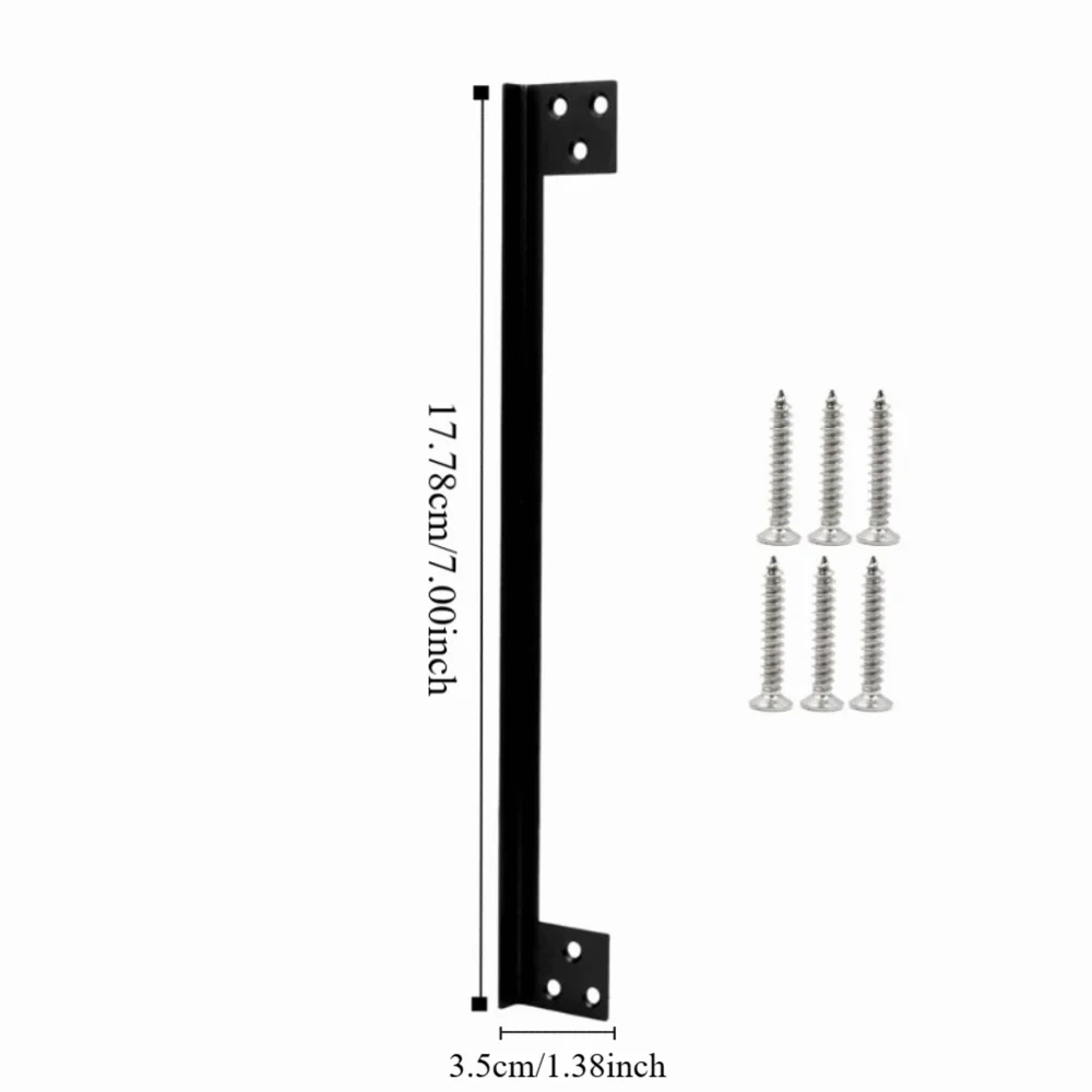 Universal L-Shaped Door Locks Shield Plate Reversible Rustproof Outswing Angle Cover Stainless Steel Corrosion Resistant