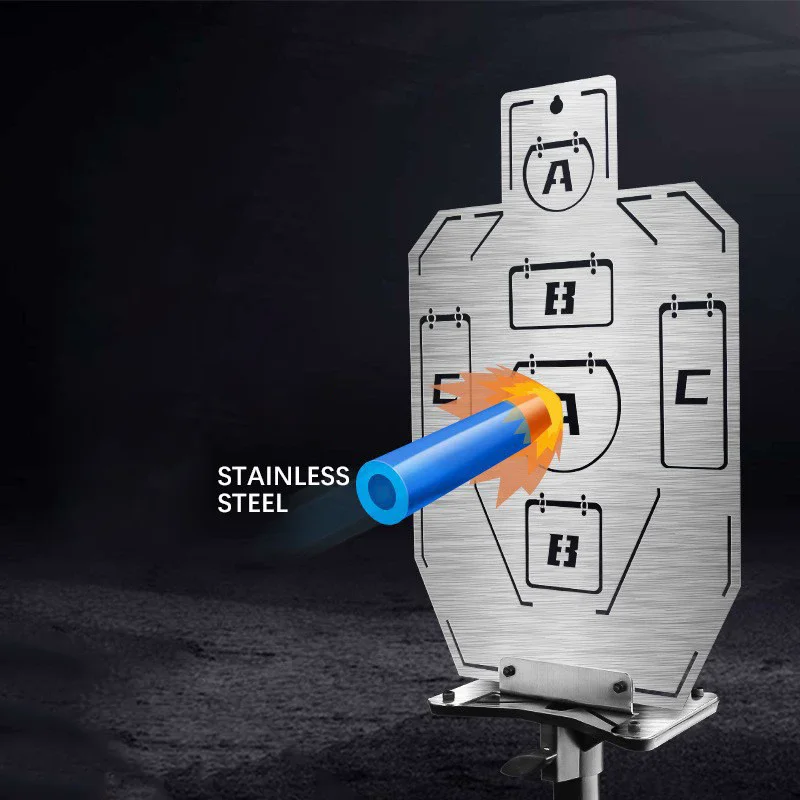 

Stainless Steel Shooting Targets for Shooting Training Not Easy to Shake Laser Cutting Steel Target Long-Lasting Use