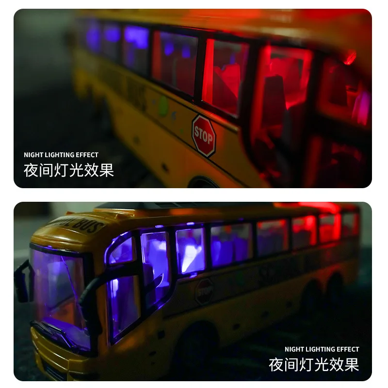 Large Electric Remote Control Vehicle Simulation Bus Wireless With Lighting Simulation Car Children Boy Toy Gift