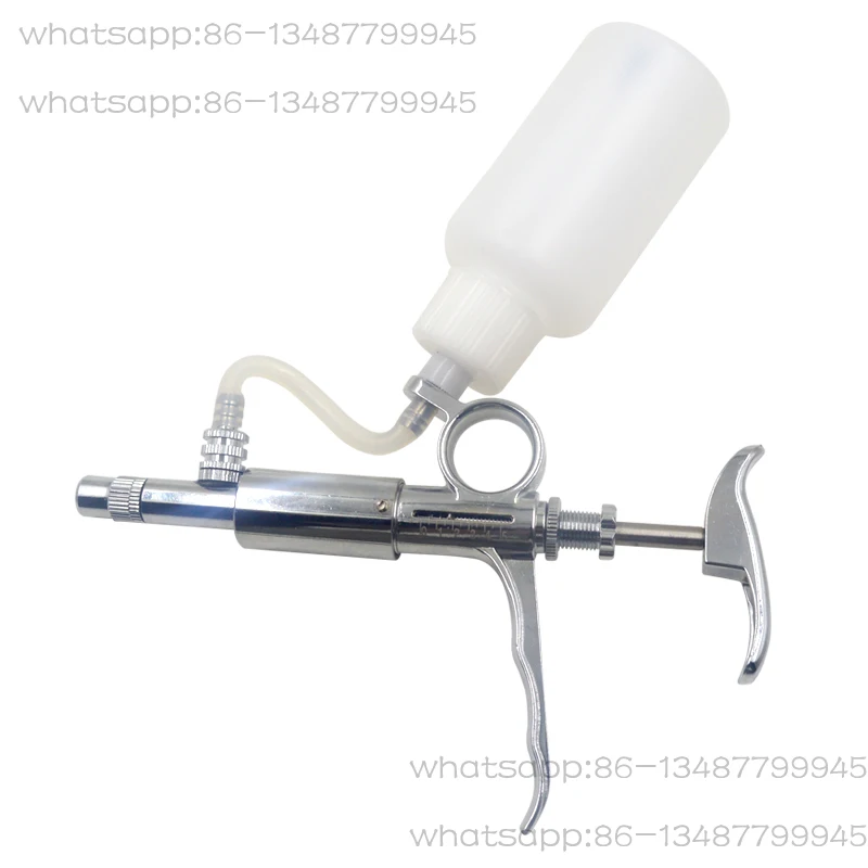 

Устройство непрерывного инъекционного управления Ветеринарный инъекционный пистолет Артефакт вакцинации свиньи Курица Серийный автоматический непрерывный инжектор