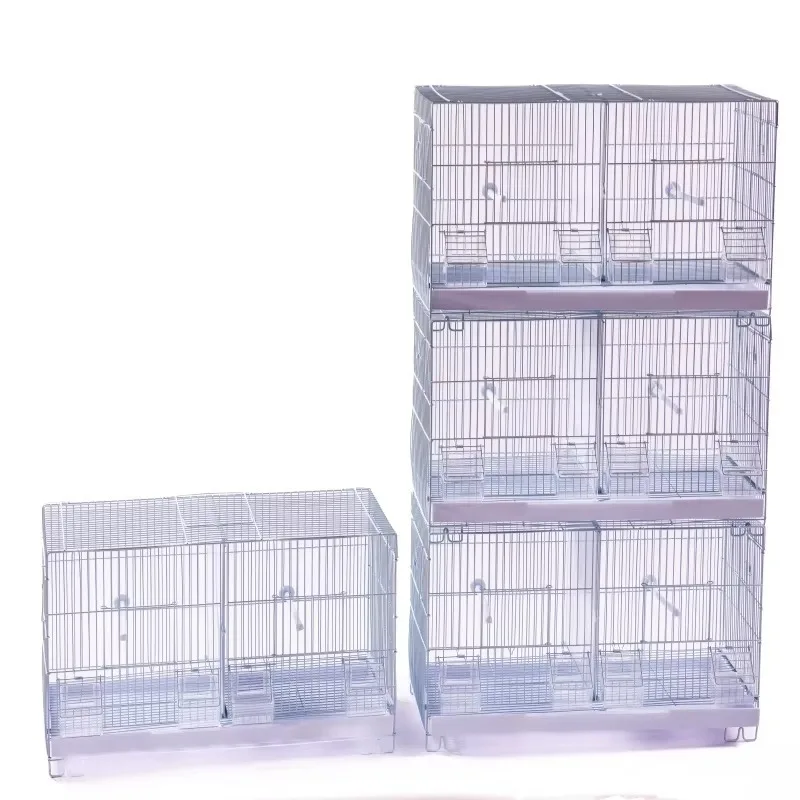 

Stainless Steel 400 Luxury Breeding Birdcage Large Grey Parrot Cage with Dedicated Stands for Birds and Pets
