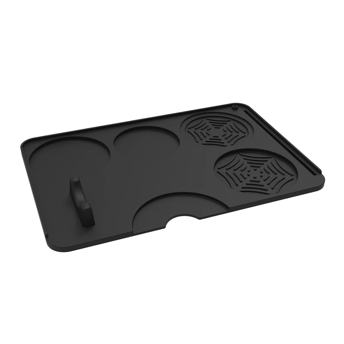 Espresso Silicone Tamping Mat with Tamper Slot for Portafilter 51 to 58mm Accessories Non Slip Coffee Mat 9 4x6 3 Inch Workspace