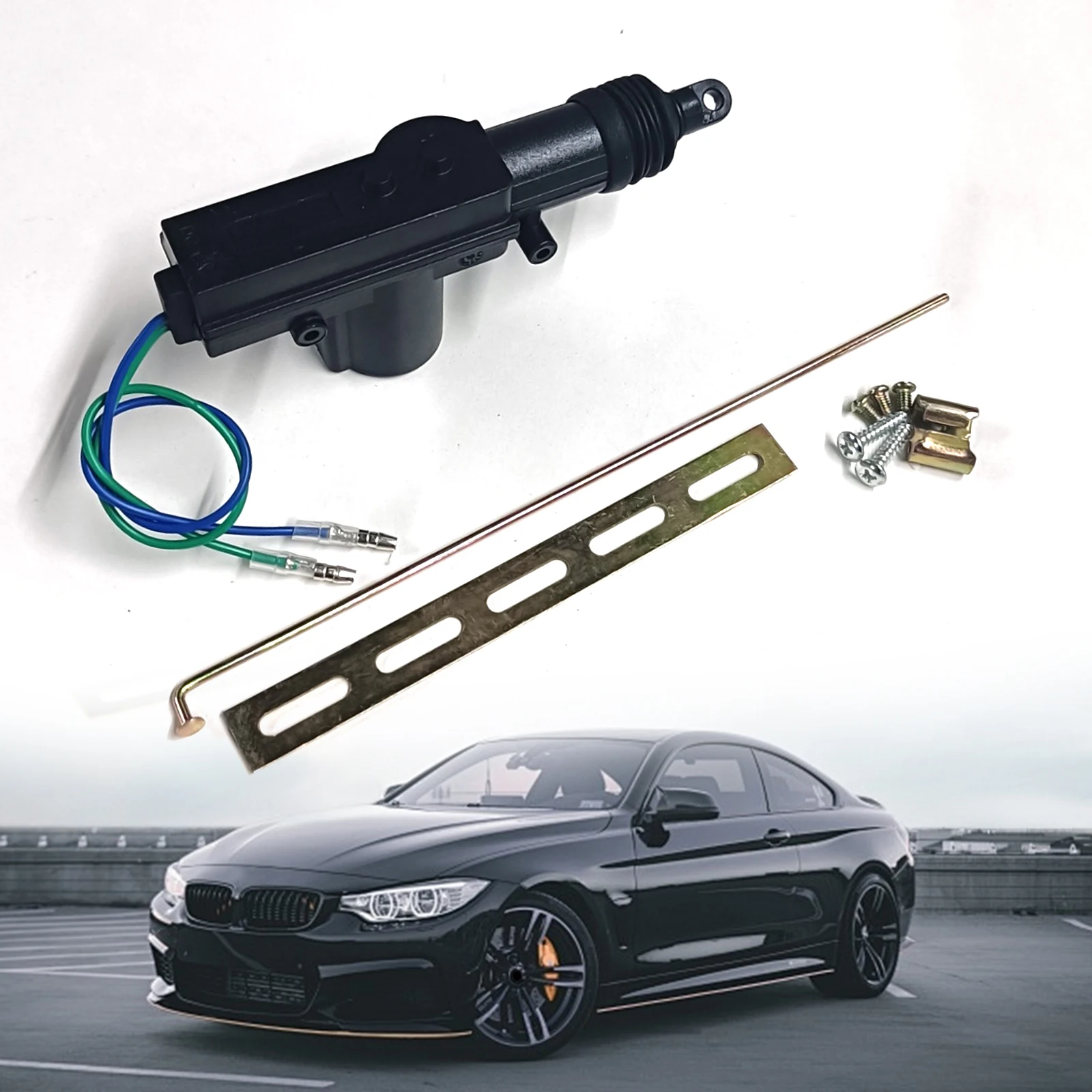 12 В сверхмощная система блокировки, комплект одинарного пистолета, автомобильный центральный дверной замок, комплект двигателя, аксессуары для электрического дверного замка автомобиля