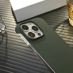 Ultra-thin Frameless PC Hard Case For iPhone 16 15 14 PRO 13 12 11 Pro Max 14 15 16 Plus Luxury Slim Luxury INS Candy Cover