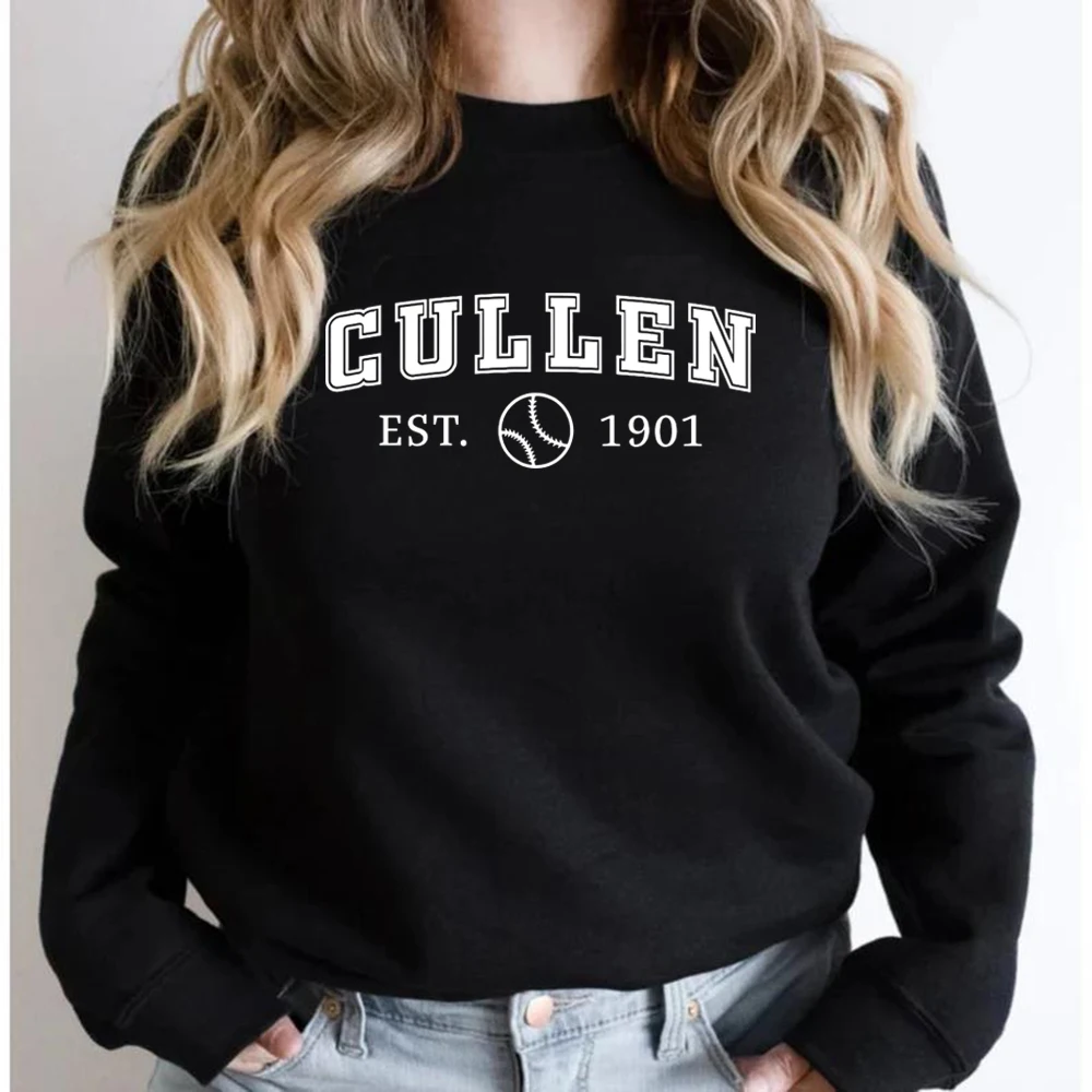 Edward Cullen bluza Twilight Unisex bluzy z wycięciem pod szyją miłośnik książek bluza Streetwear kobiety topy bluzy swetry na co dzień