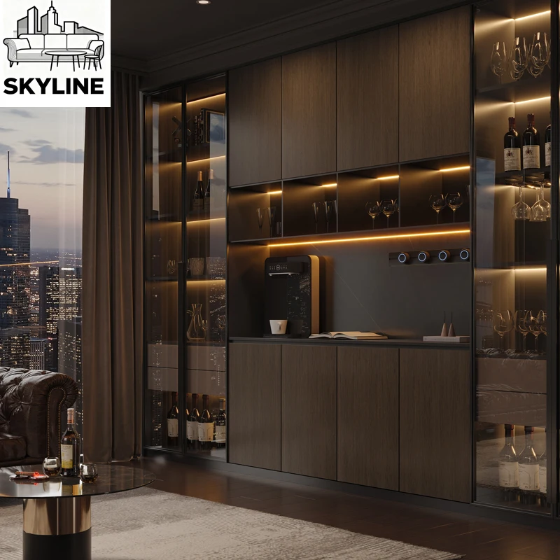 

Элитные деревянные шкафы-органайзеры для хранения, контейнеры для дома, витрины для гостиной, винные шкафы, книжные полки, модная мебель