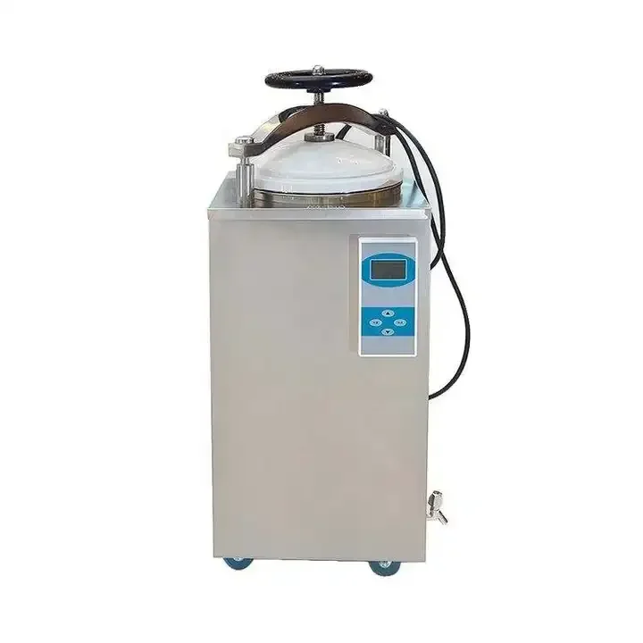 High Quality Lab 35/50/75/100L/120L/150L Laptop Vertical Autoclave High Pressure Steam Sterilizer With Dry Function