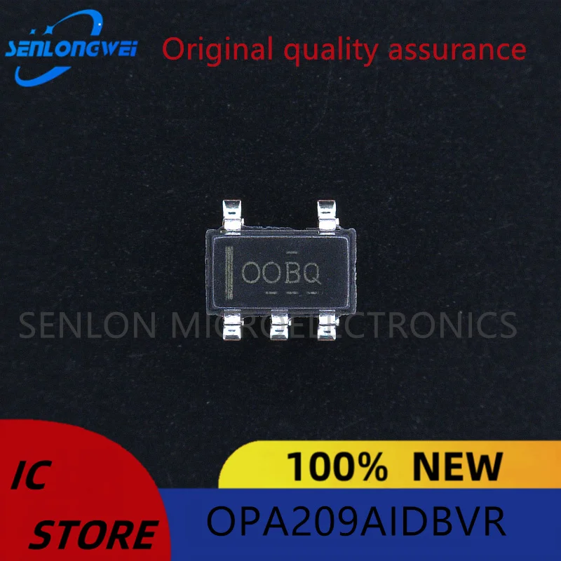 New original OPA209AIDBVR Silk Screen OOBQ Operational Amplifier Chip SOT23-5