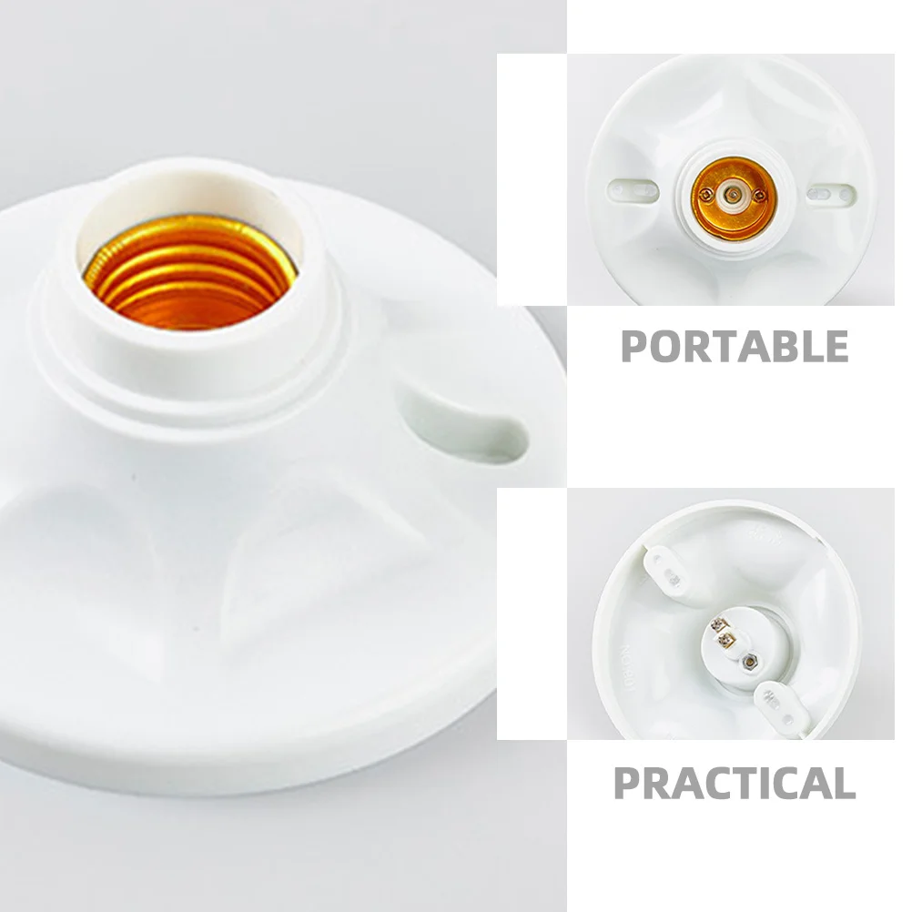 4 قطعة E27 مصباح المقبس حامل للسقف جدار الجدول ضوء لمبة قاعدة قلادة تركيبات أجزاء استبدال مآخذ الإضاءة في الهواء الطلق