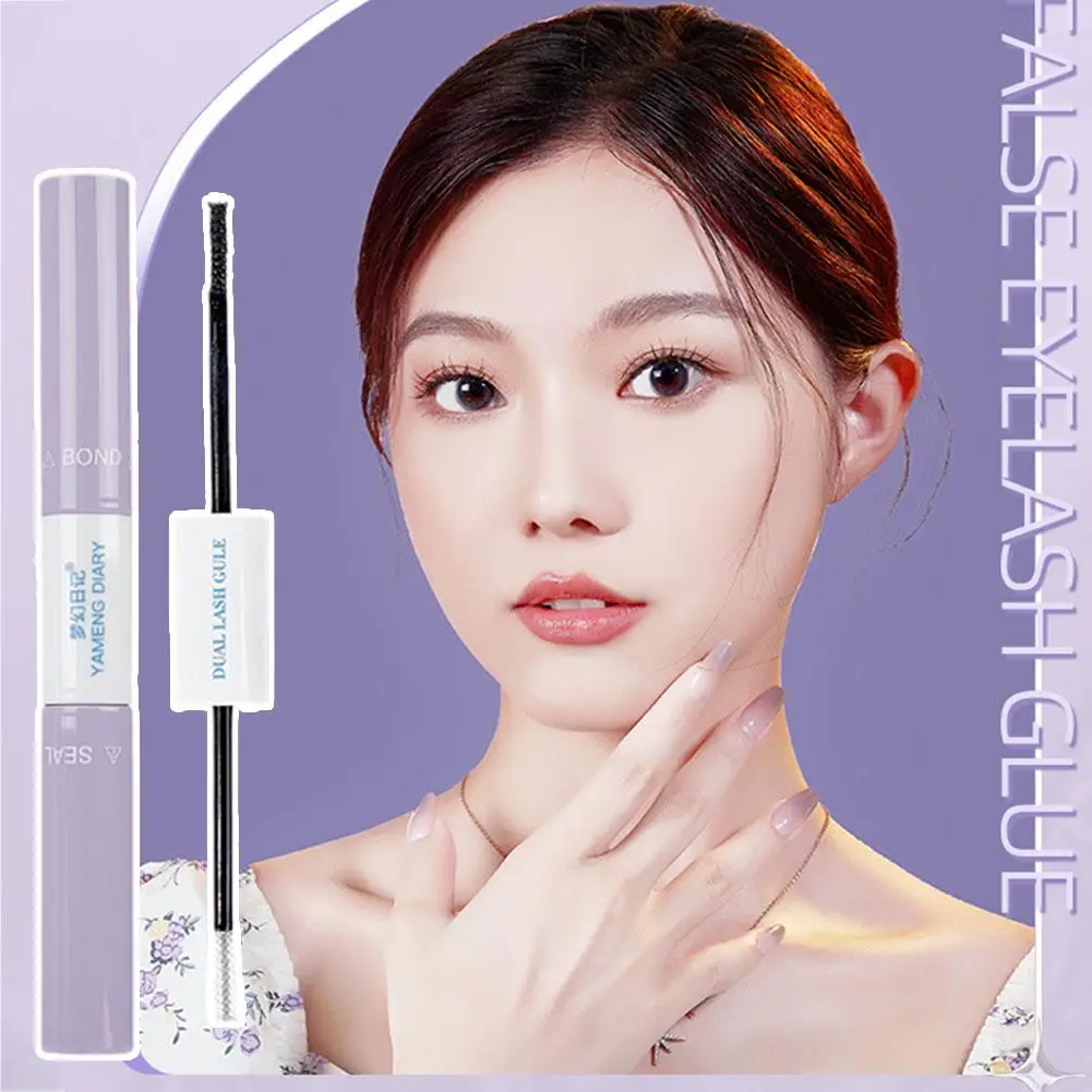 مزدوج رئيس أسود رمش الغراء ، الغراء الماسكارا ، دائم السندات ، ماكياج قوي ، مقاوم للماء معطف واق من المطر ، ختم عقد جاف ، طلاء واضح ، Q ، C0Y7