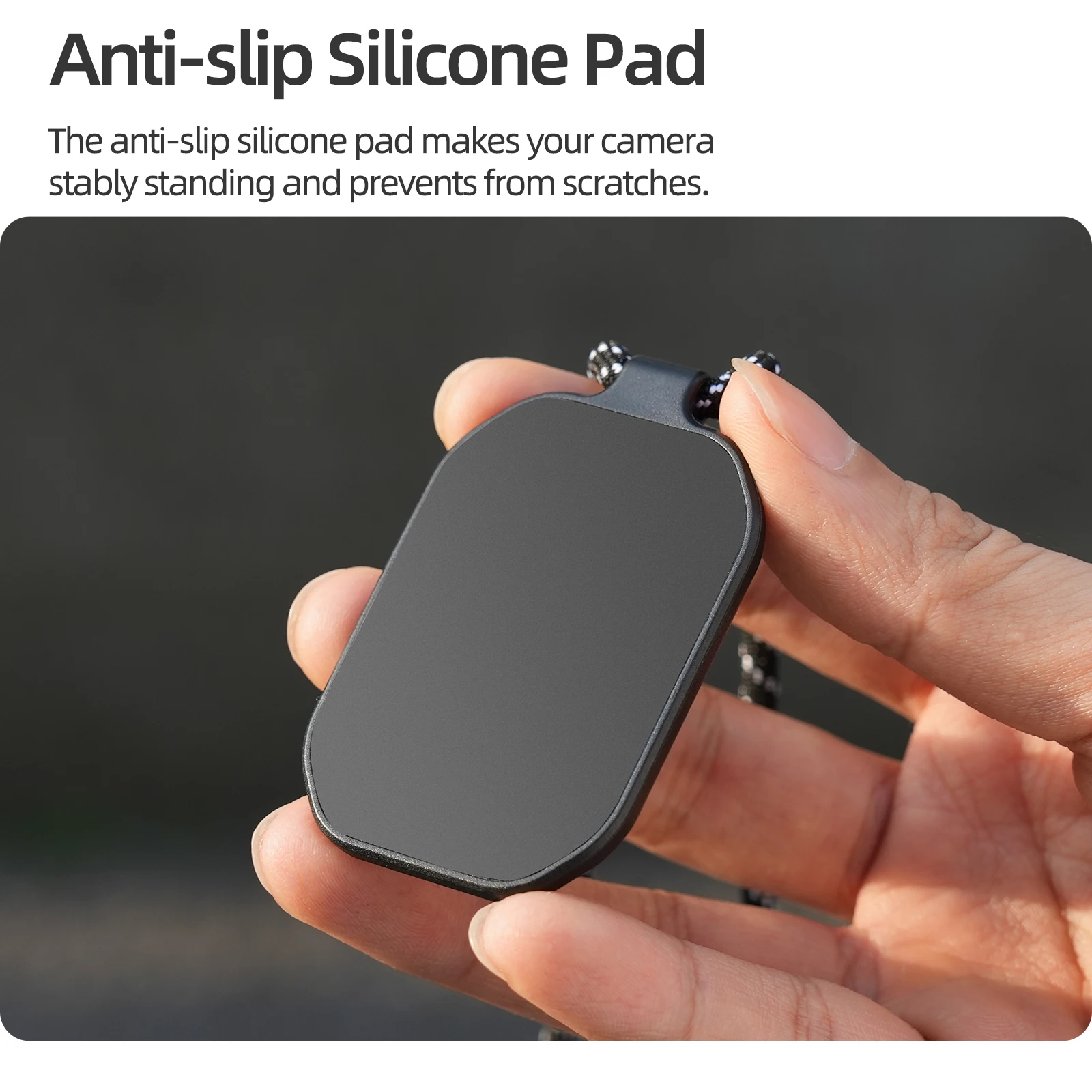 Sunnylife الرقبة معلقة ل OSMO Nano/Insta360 GO 3S/GO 3/DJI MIC 3/2/1 كاميرا تصوير الشخص الأول الصدر المغناطيسي الرقبة معلقة