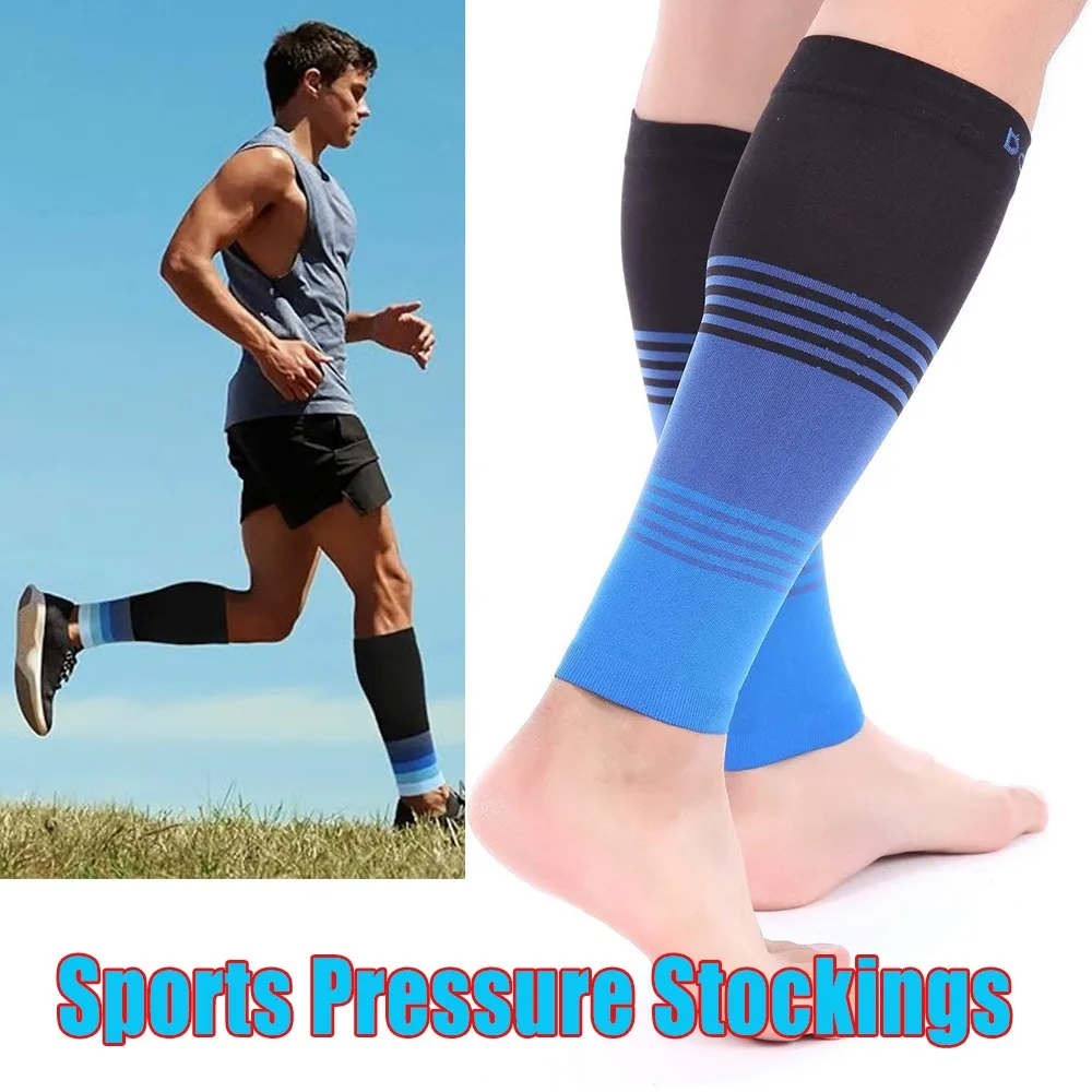 Breathable Compression Socks Calf Support Sleeves Running Hiking Cycling Football Athletic Sports Pressure Stockings