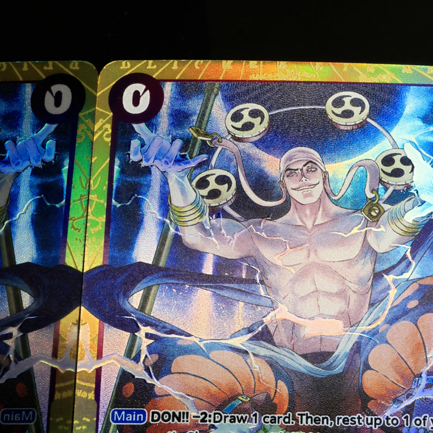 One Piece TCG OPCG Englisch OP15-078 Mamaragan SR Spielset Enel Lila Event Texturierte Folienkarte Anime Sammelkarten – Detail 5