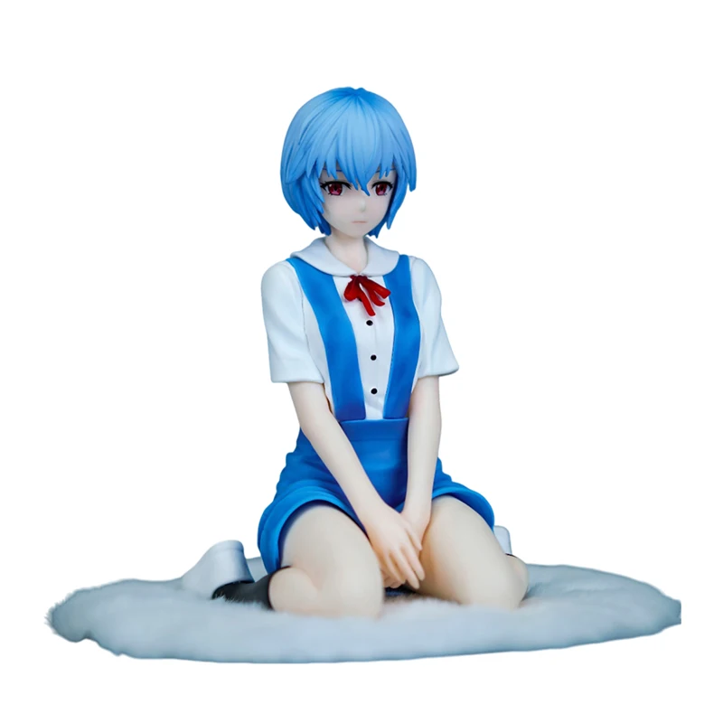 สินค้าอนิเมะในสต็อก: ฟิกเกอร์ของหลิง ไอซาวะ ของตกแต่งโต๊ะทำงานรูปเด็กผู้หญิงในชุดนักเรียน นั่ง  สินค้ามาใหม่ปี 2025