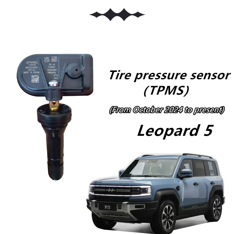 NEW Tire pressure sensor for BYD Leopard 5,Original car accessory,Automatic matching,Rubber/Aluminium alloy,TPMS