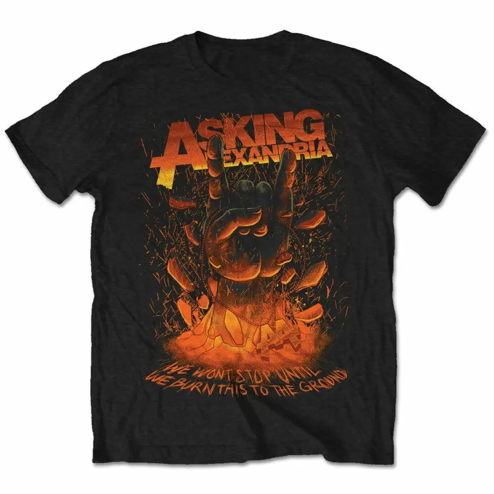 Asking Alexandria Metal Hand Official T Shirt Mens