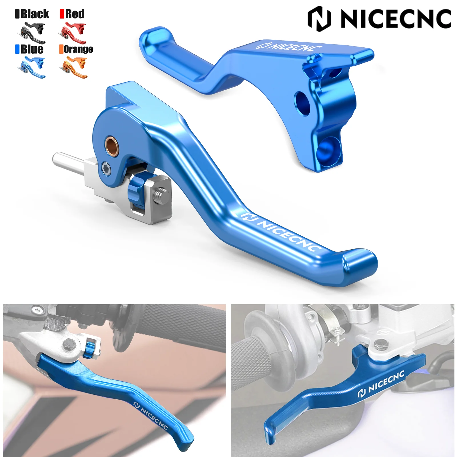 

NICECNC Short Clutch Lever Brake Lever For 2016 Husqvarna TE300 TE FE 501 450 350 250 TC FC 2014-2015 TC125 TX300i FC 2022-2023