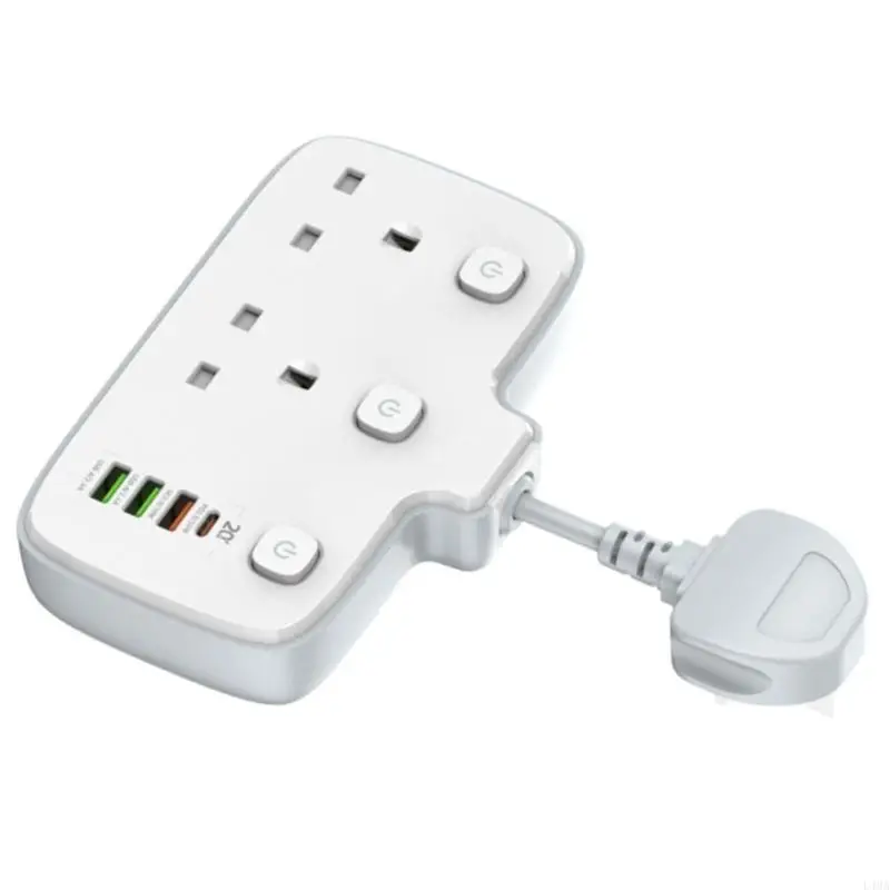 

L4MA PD20W Power Lips с USB -портом и перегрузки защиты для домашнего офиса