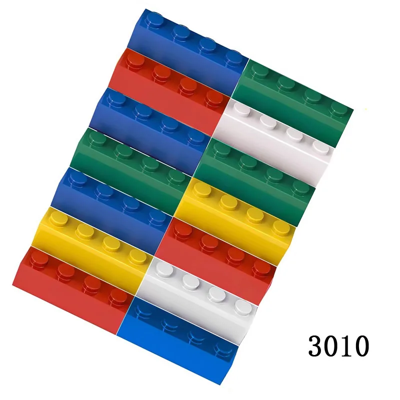 

400 шт. 1x4 точки DIY строительные блоки толстые фигурки кирпичи развивающие творческие игрушки для детей размер совместим с 3010