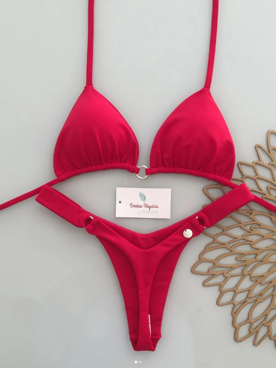

Micro Bikini Push Up Swimsuits Women 2026 New Swimwear Brazilian Bikini Set Thong Biquini Swim Suits Sexy Beachwear Female