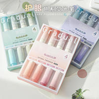 12/4 PCS Highlighters Colored Pens Drawing Paint Colored Markers Colors Kawaii Cute School School Office Art Supplies Stationery